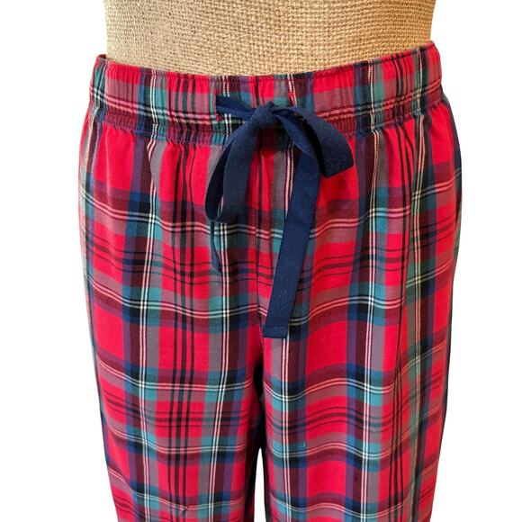 Victoria’s Secret Tartan Plaid Red Flanne Long Pants Pajama Set PJs PJ Sz Large - Picture 7 of 16
